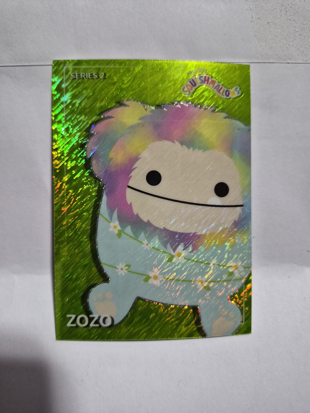 Panini Zozo Holographic Green Foil Character Sticker